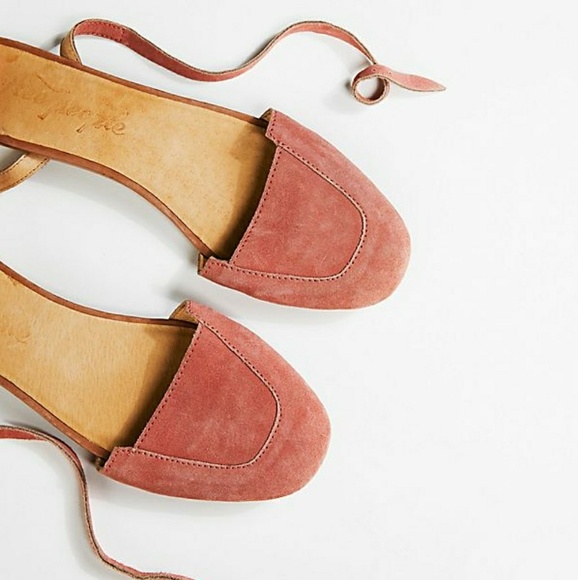 Free People Shoes - Free People Korine Suede Flats EUC